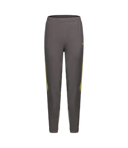 Mens Blaze Colour Block Jogging Bottoms Grey Green Sondico