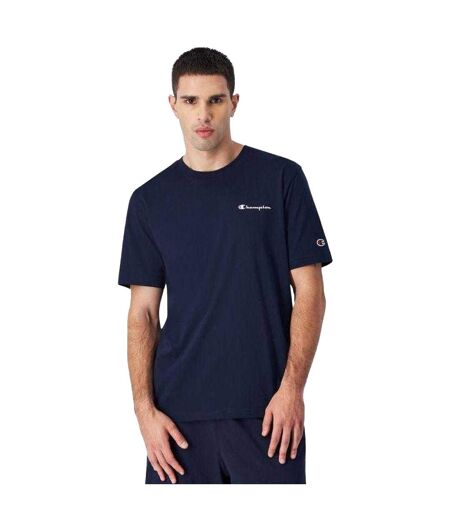 T-shirt Manches Courtes Homme Bleu Marine Champion