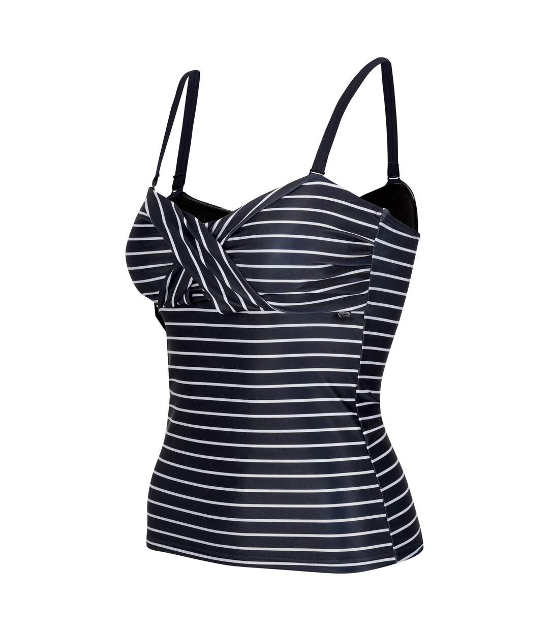 Haut de tankini aceana femme bleu marine / blanc Regatta-3