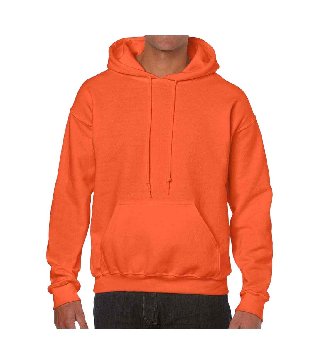 Sweat à capuche homme rose pâle Gildan-1