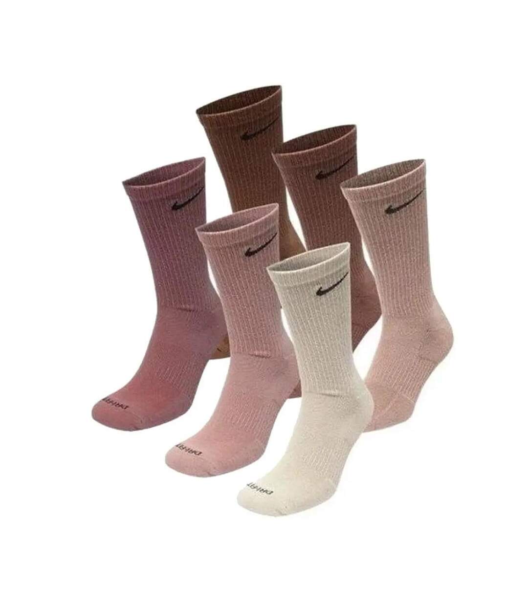 6x paires de chaussettes beige/rose homme nike everyday - 42/46-1