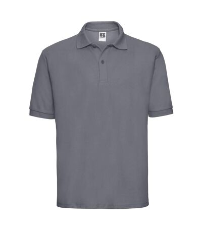Russell Mens Polycotton Pique Polo Shirt (Convoy Gray) - UTPC6401