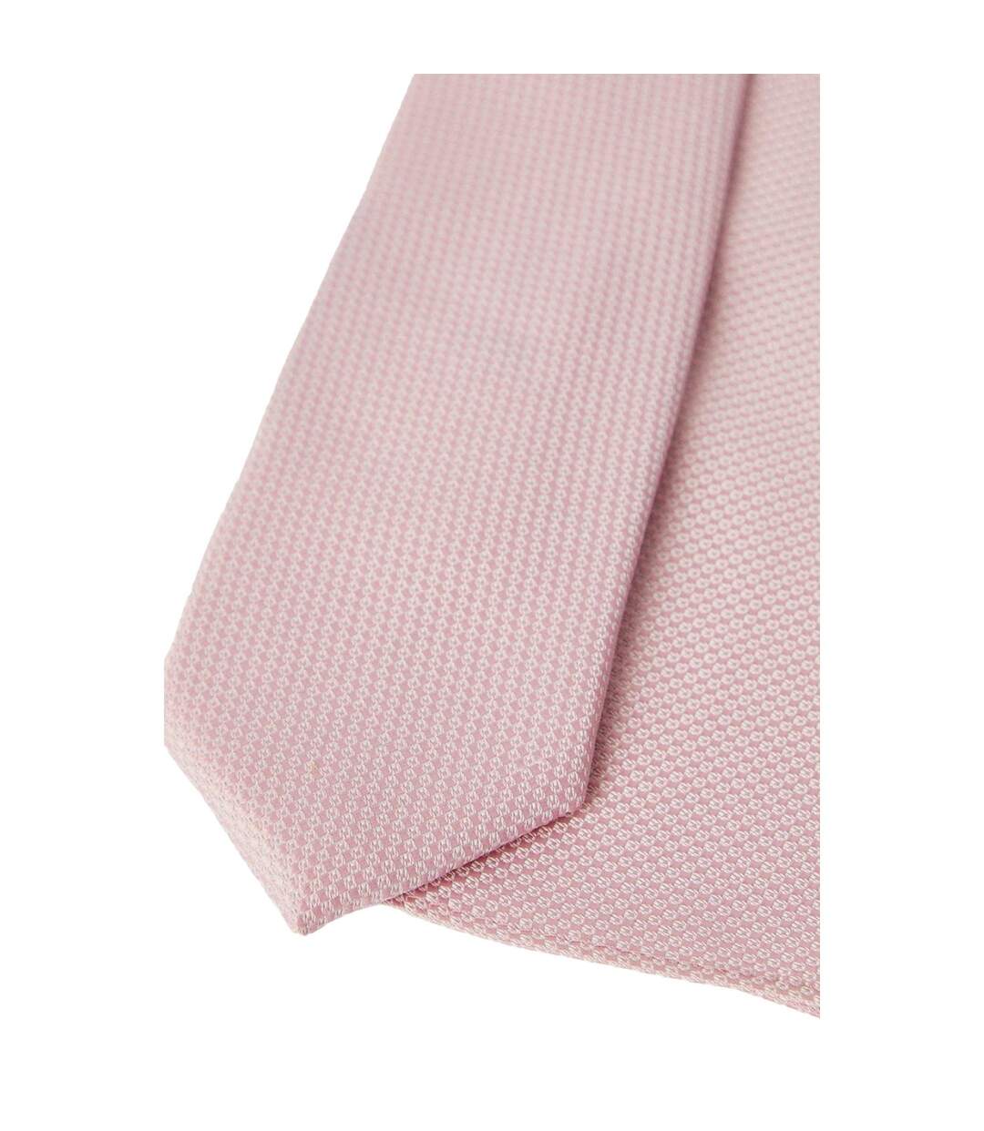 Mens Patterned Textured Tie & Pocket Square Set One Size Light Pink Burton-3