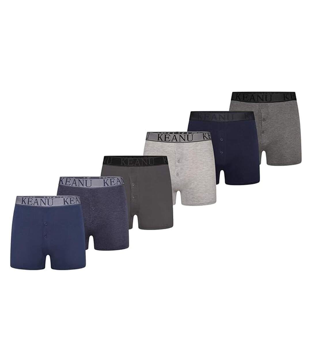 Boxers Motif/style Uni Homme Bleu Keanu-2