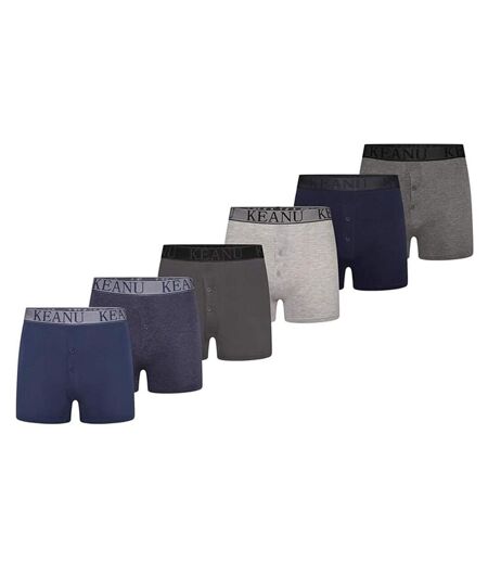 Boxers Motif/style Uni Homme Bleu Keanu