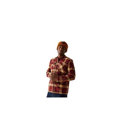 Veste Chemise Motif/style À Carreaux Spennith Homme Pourpre Foncé Vanille Clair Regatta