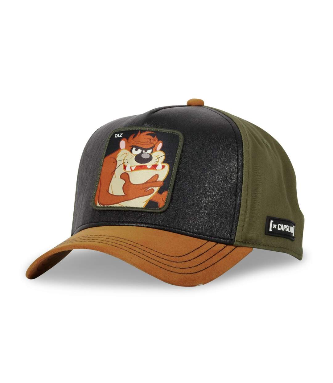 Casquette homme trucker en suedine finitions premium Looney Tunes Taz Capslab