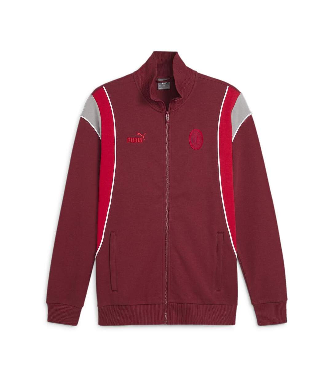 AC milan veste de survêtement  rouge homme puma ftblarchive trac-1