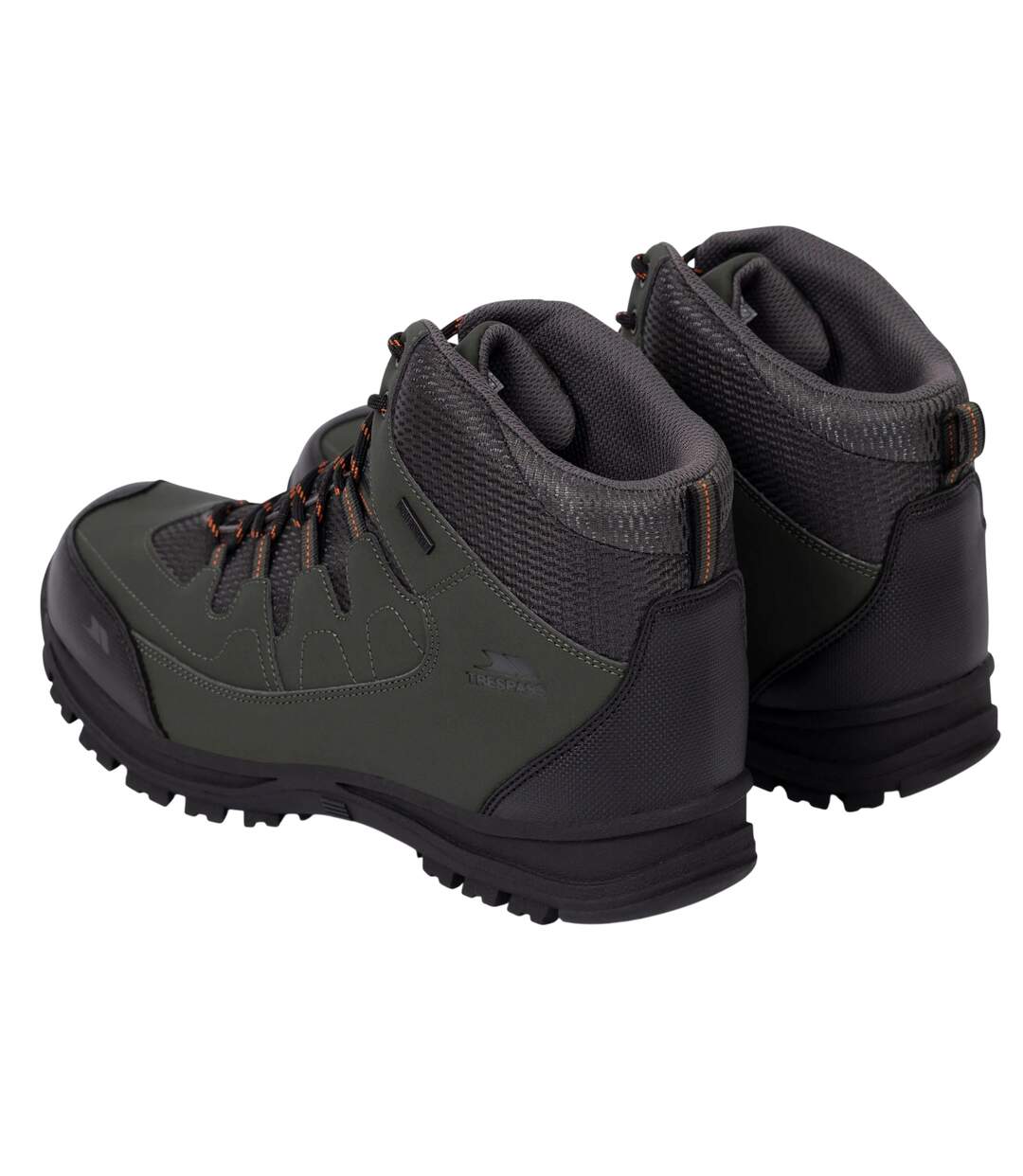 Mens Finley Hiking Boots Dark Green Trespass-2