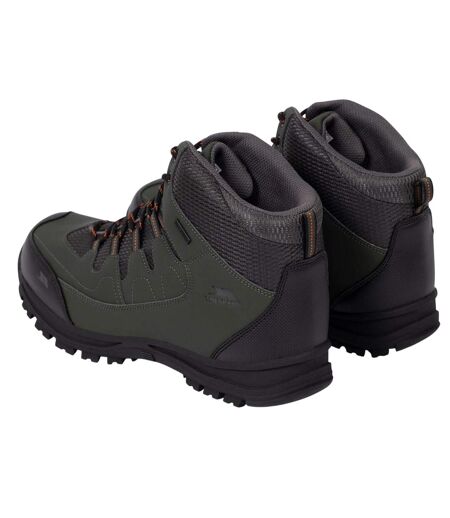 Mens Finley Hiking Boots Dark Green Trespass