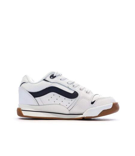 Baskets blanc/noir homme vans old skool canvas block b