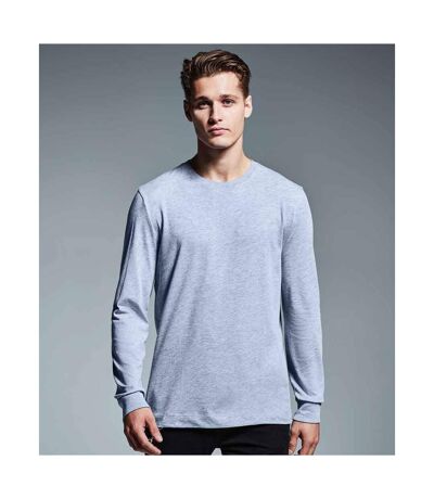 Mens Marl Long-sleeved T-shirt Grey Anthem