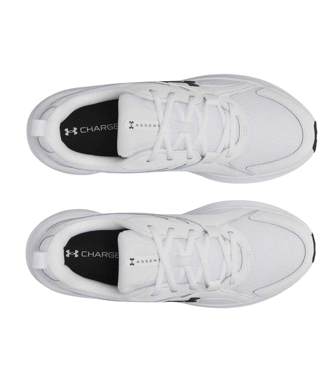 Baskets Assert Homme Blanc Noir Under Armour-3