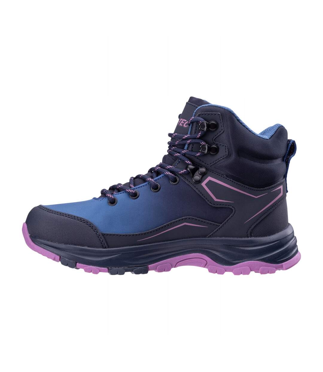 Bottines Deneb Femme Bleu Marine Rose Hi-Tec-2