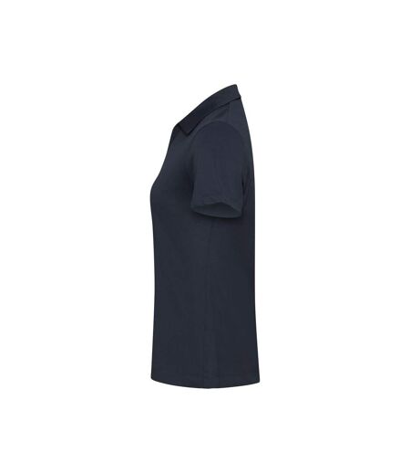 Womens/ladies Virtue V Neck Polo Shirt Dark Navy Cutter & Buck