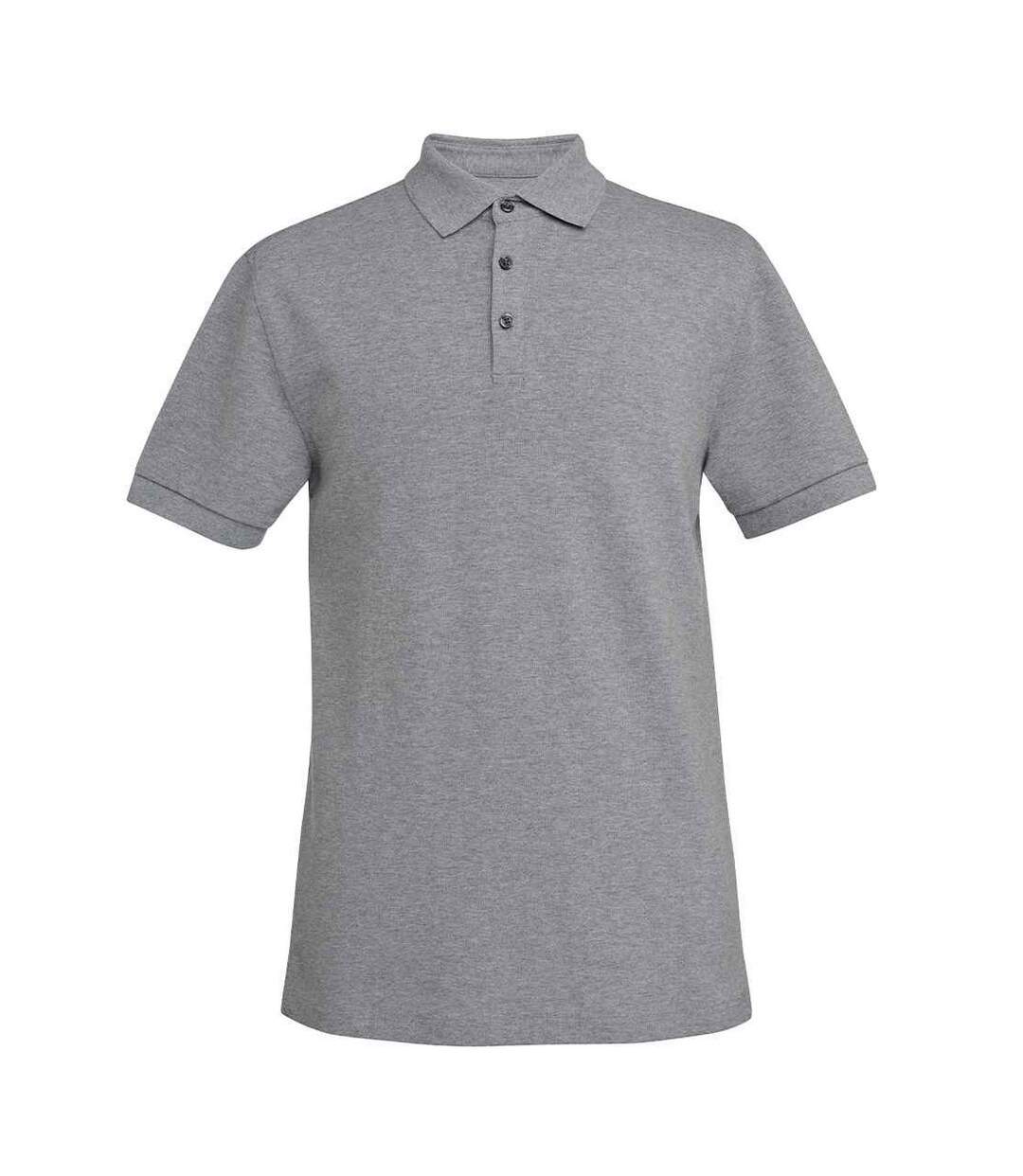 Polo hampton homme gris chiné Brook Taverner Brook Taverner