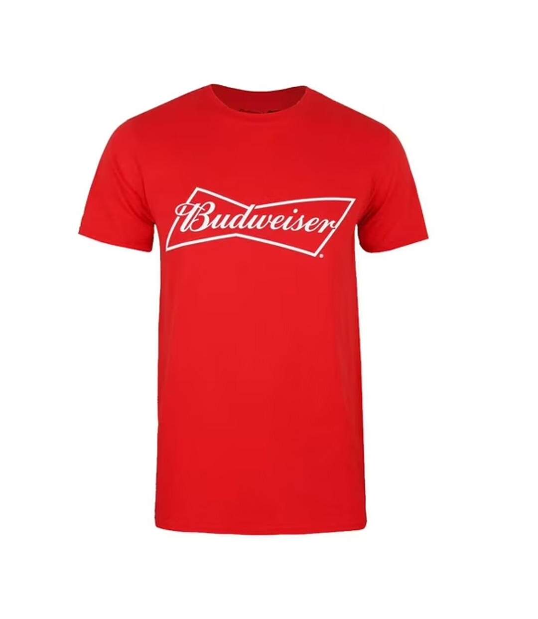 T-Shirt rouge homme budweiser bow-1