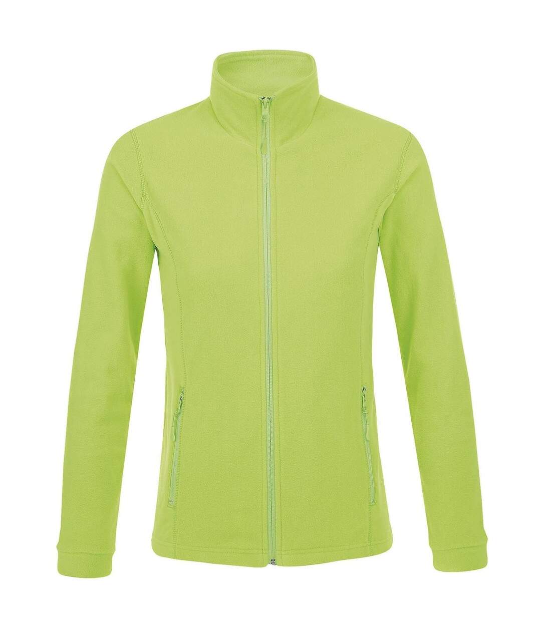 Veste micropolaire zippée femme - 00587 - vert fluo-1