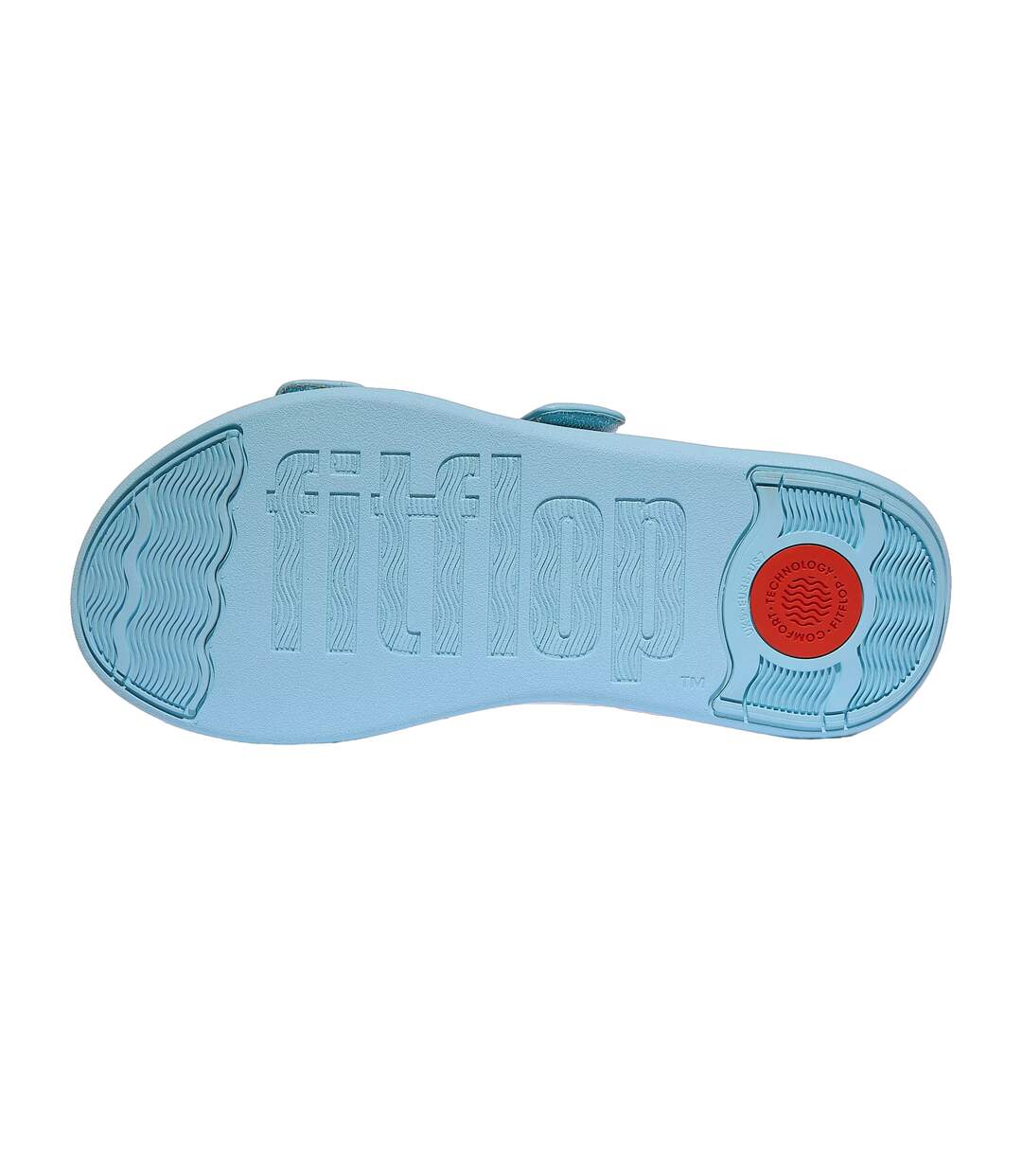 Claquettes F-mode Femme Bleu Mer FitFlop-4