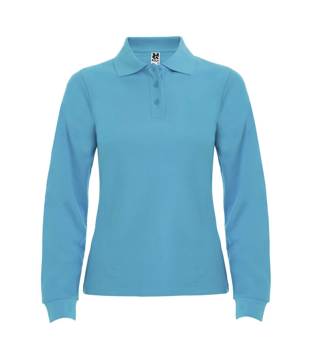 Polo estrella femme turquoise vif Roly