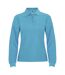 Roly Womens/Ladies Estrella Long-Sleeved Polo Shirt (Turquoise) - UTPF4275