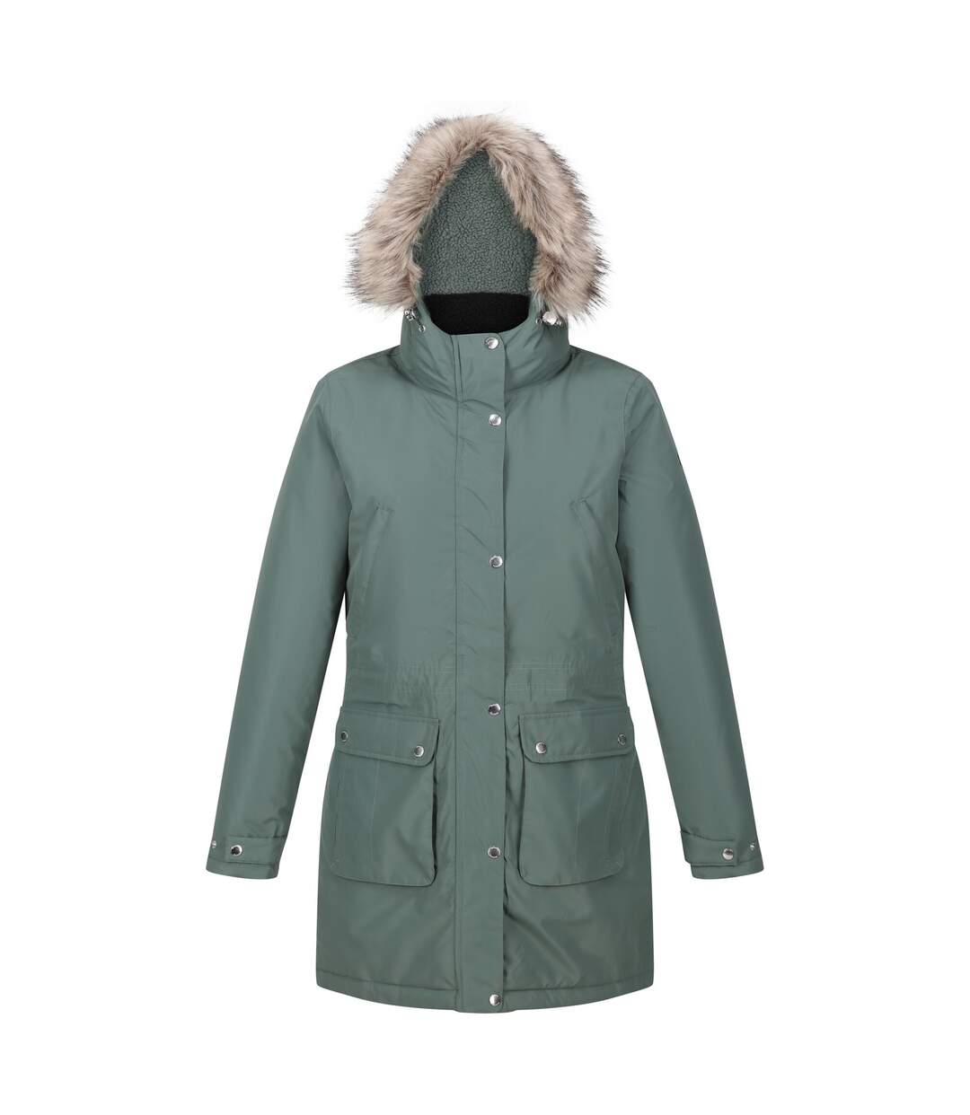 Veste imperméable voltera femme vert forêt foncé Regatta-1