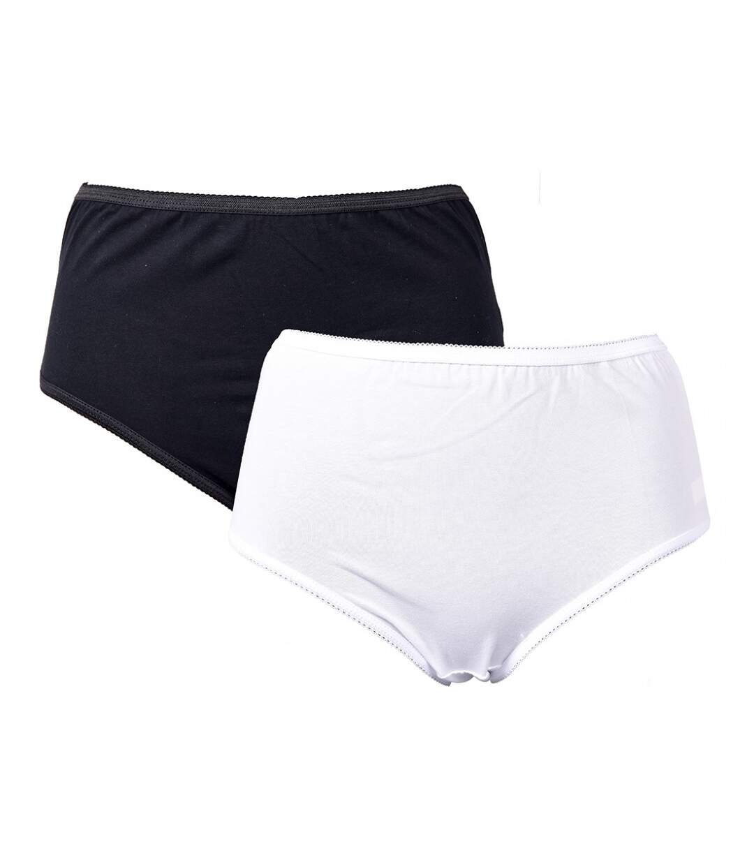 Culottes Femme Confort Maitien en Coton Qualité supérieure - Pack de 2-1