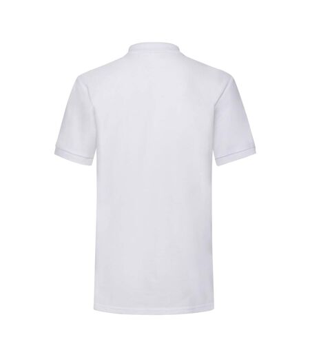 65/35 Polo À Manches Courtes Homme Blanc Fruit Of The Loom