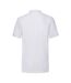 65/35 Polo À Manches Courtes Homme Blanc Fruit Of The Loom-3