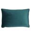 Midnight garden aquilegia cushion cover 40cm x 60cm teal Evans Lichfield-2