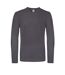 T-shirt Manches Longues #e150 Homme Gris Foncé B&C-1