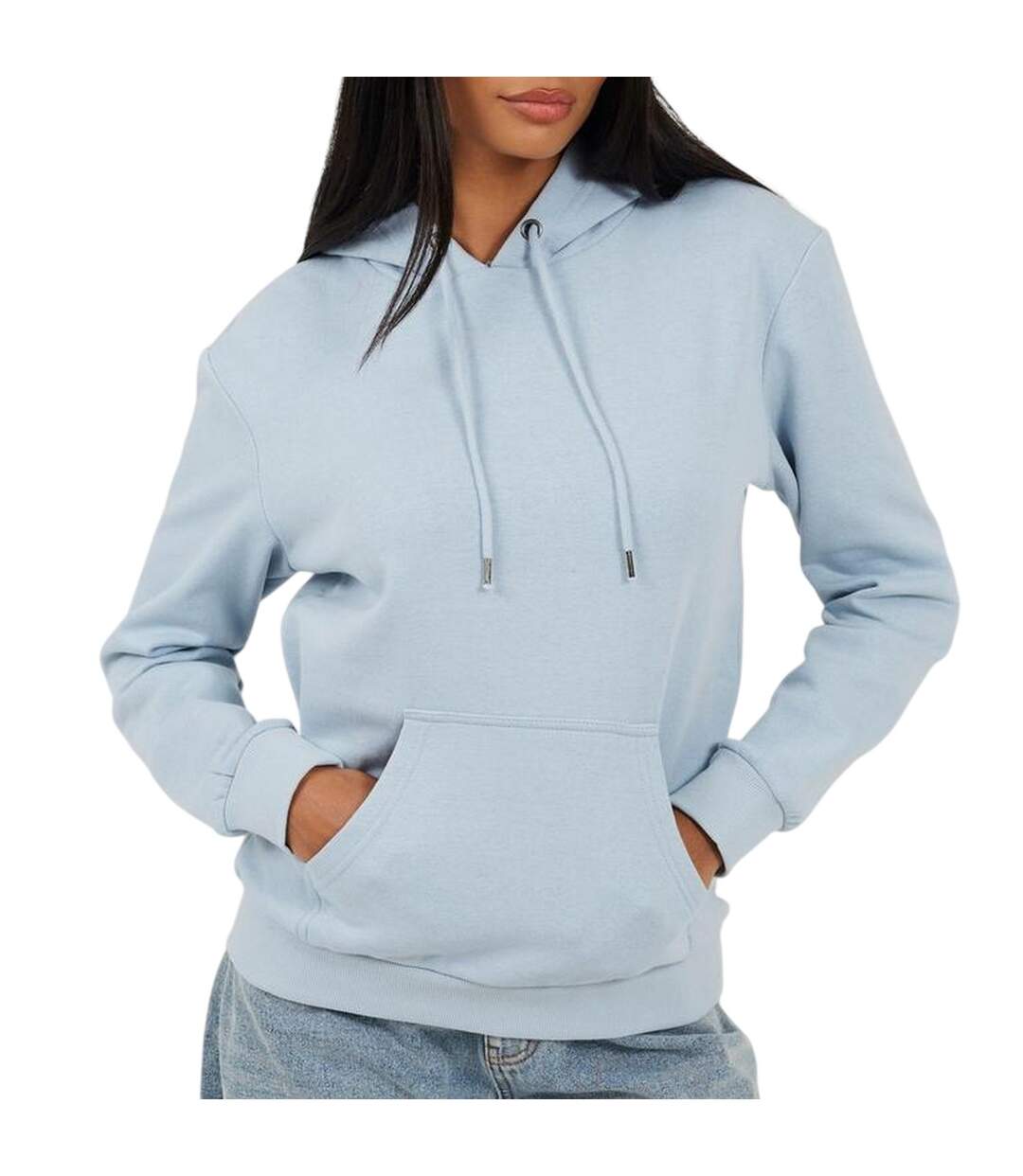 Sweat À Capuche Avec Cordons Femme Bleu Pâle Brave Soul-1