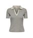 T-Shirt beige/marine femme jdy roma - l-1