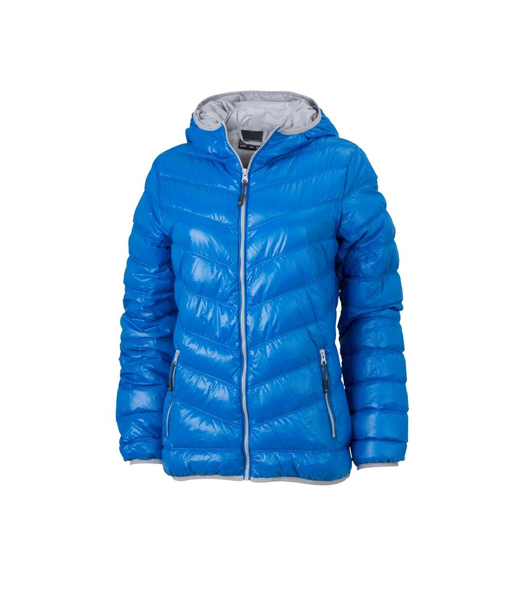 Veste duvet à capuche - doudoune anorak FEMME - JN1059 - bleu