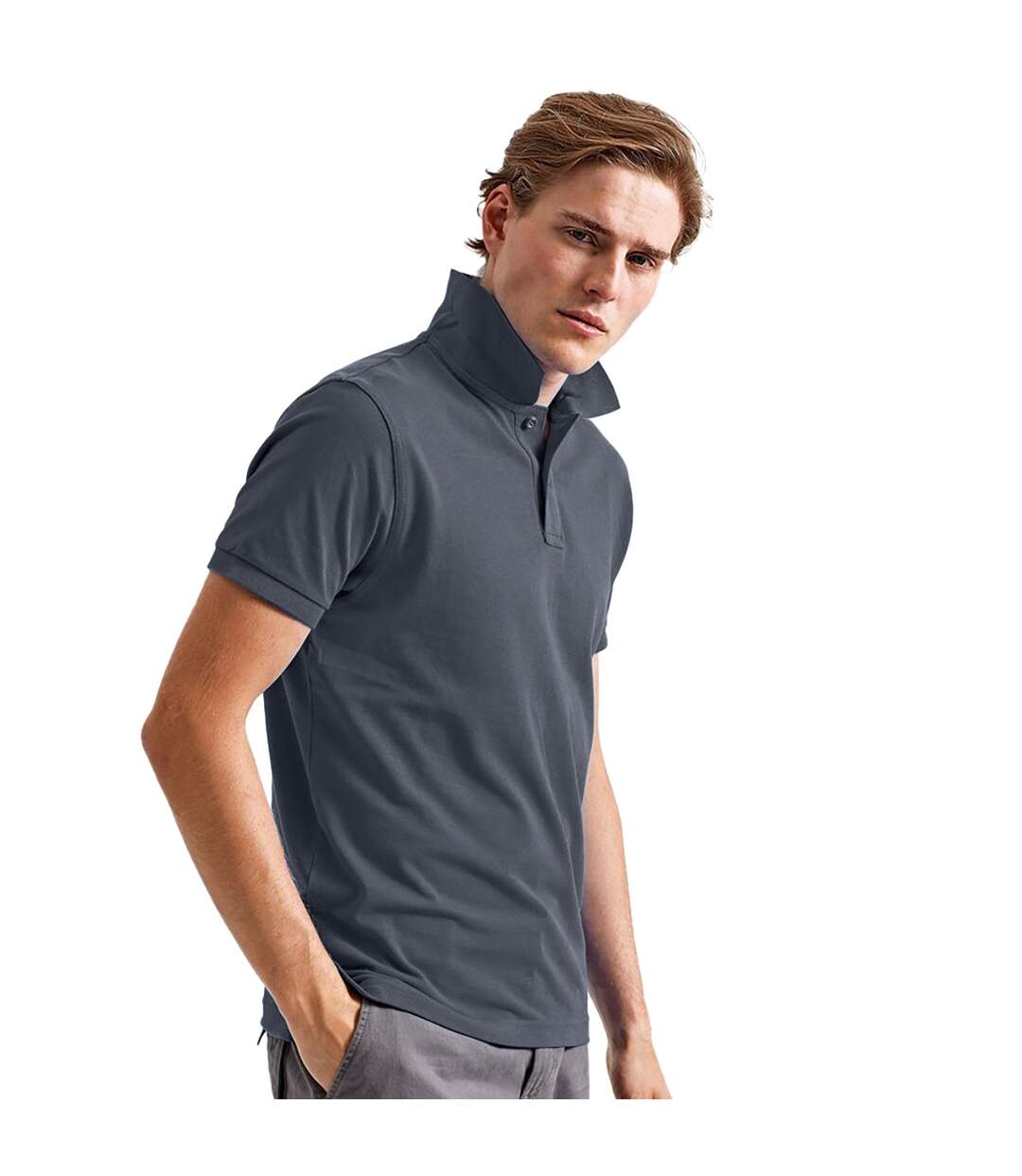 Asquith & Fox - Polo - Homme (Gris foncé) - UTRW7698