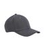 Casquette De Baseball Motif/style 6 Panneaux Earthaware Gris Foncé Beechfield-1