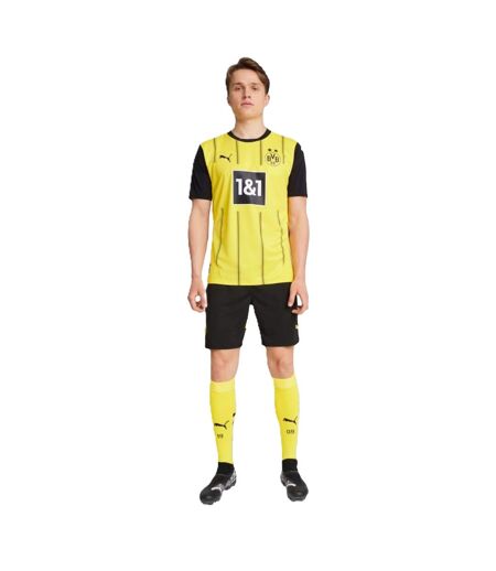 T-shirt Style Borussia Dortmund Home Replica Homme Jaune Noir Puma