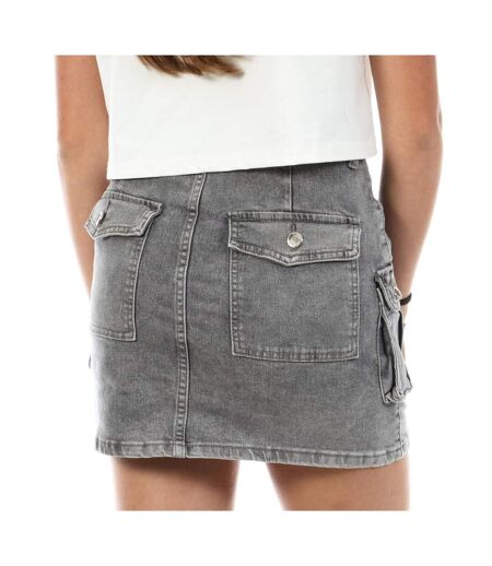 Jupe grise femme monday premium 3230 - l