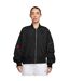 Blouson Aviateur Motif/style Emblème Femme Noir Violet Nike-1