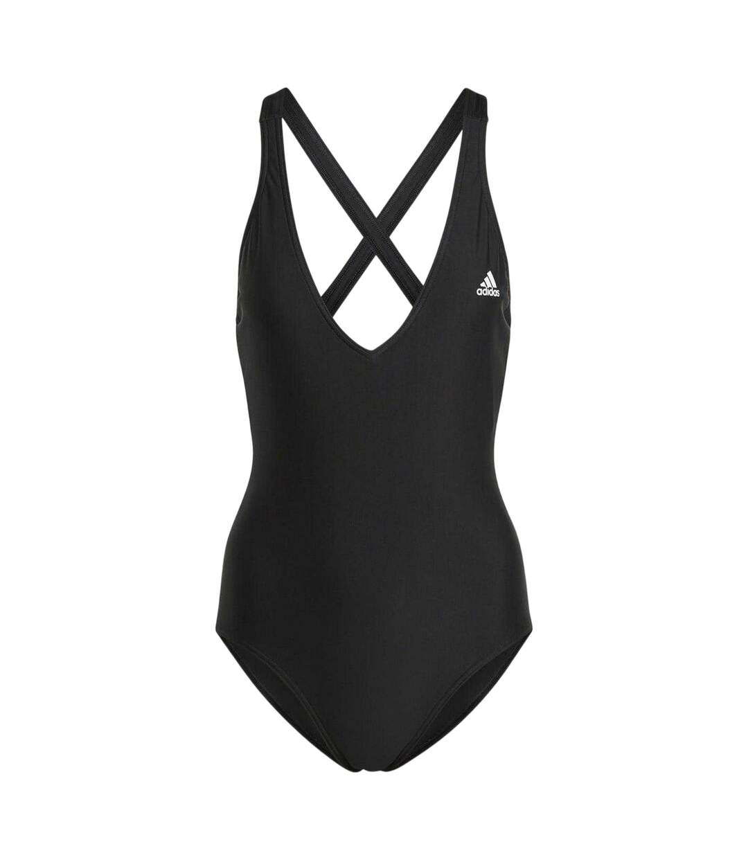 Maillot De Bain 1 Pièce 3s Femme Noir Blanc Adidas-2
