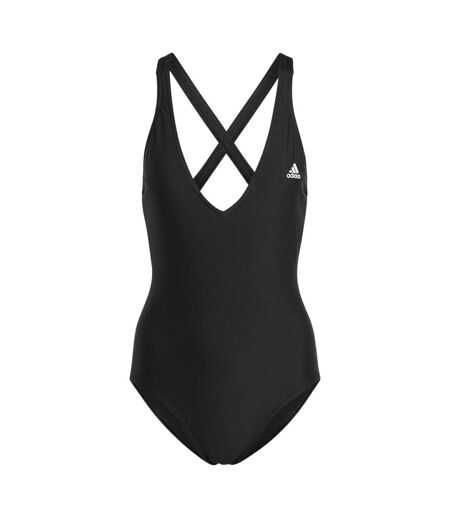 Maillot De Bain 1 Pièce 3s Femme Noir Blanc Adidas