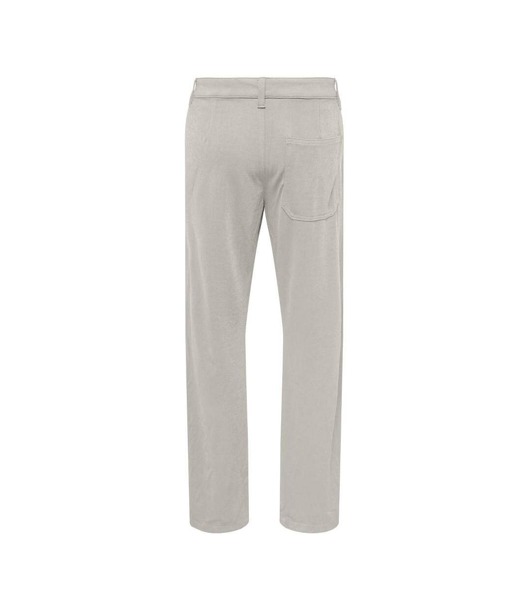 Pantalon fluide beige homme only & sons roma - w31-l32-2