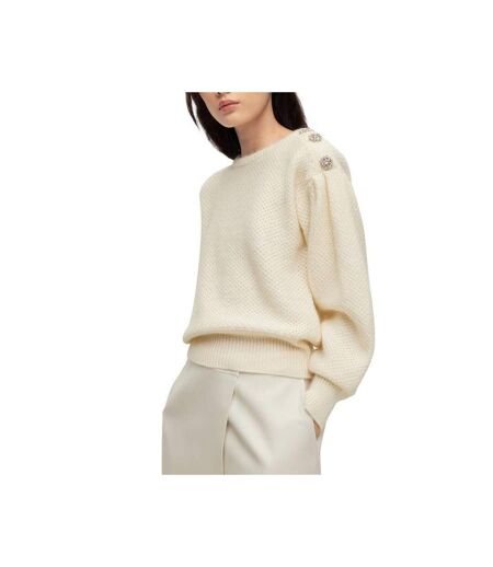 Womens/ladies Fernas Sweatshirt White Boss