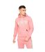 Mens Kensby Hoodie Pink Crosshatch-2