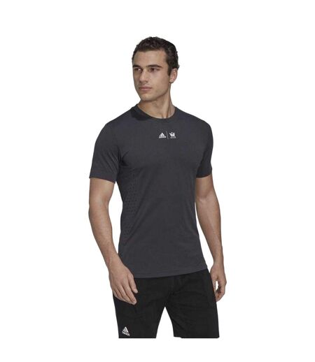 T-shirt Tennis Motif/style New York Homme Gris Adidas