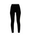 SF Womens/Ladies Fashion Leggings (Black/White) - UTRW7663