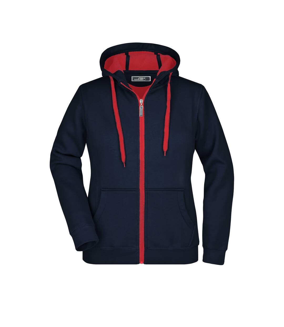 Veste Femme Bleu Marine Rouge James And Nicholson-1