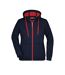 Veste Femme Bleu Marine Rouge James And Nicholson-1