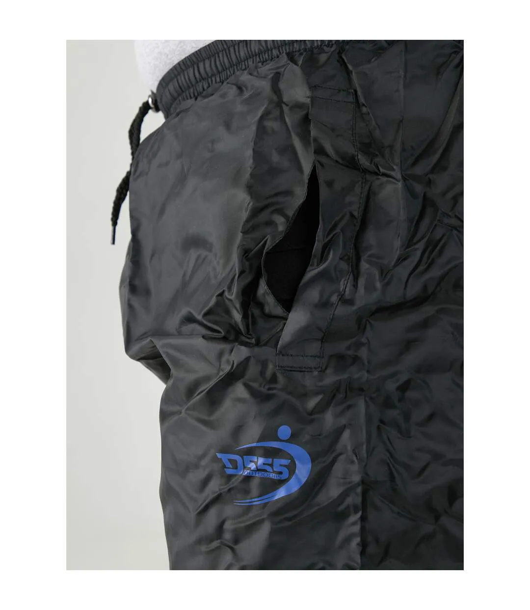 D555 Pantalon De Pluie Grande Taille Elba Homme Bleu Marine Duke-3