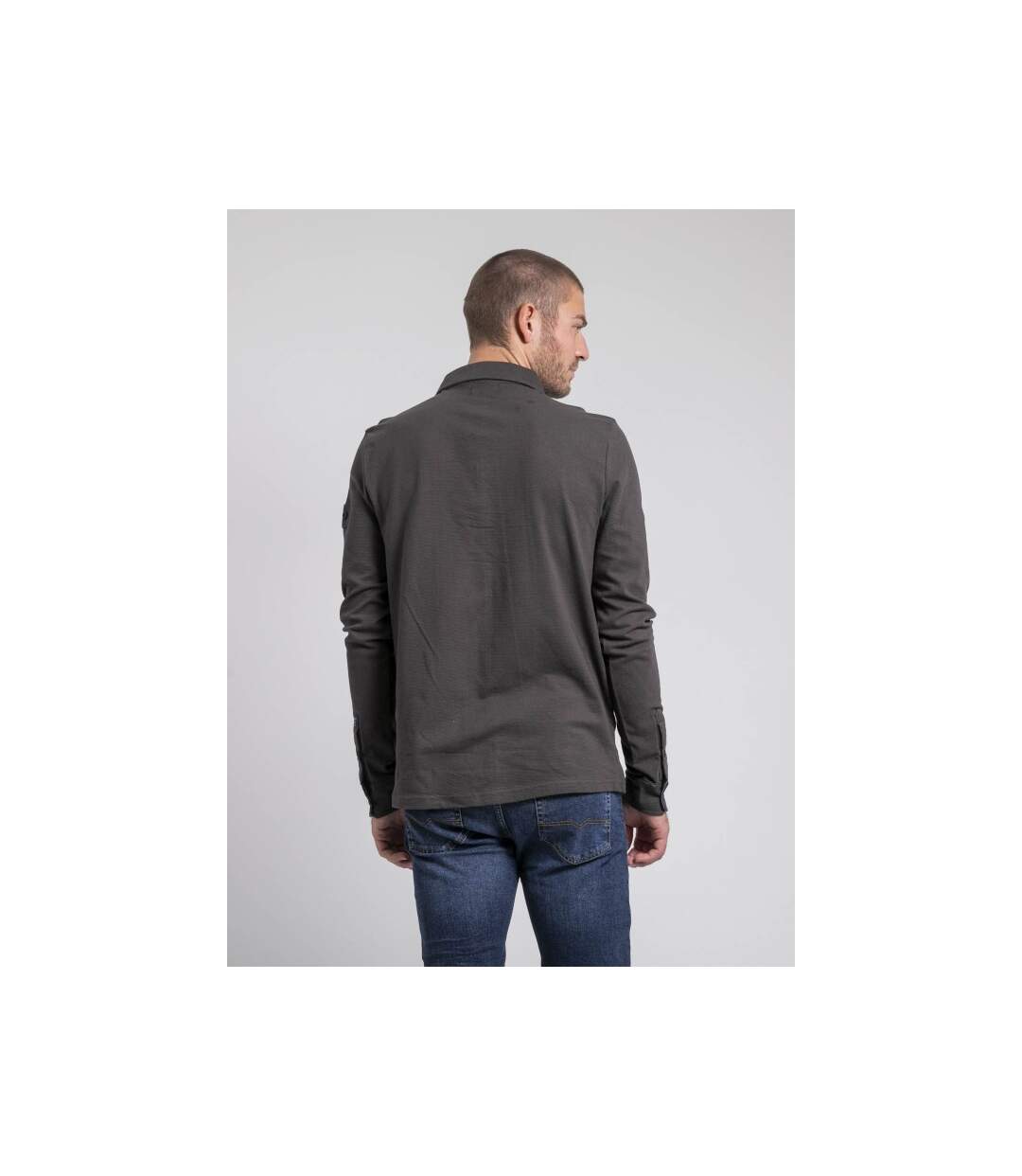 Polo manches longues pur coton PILKA-2